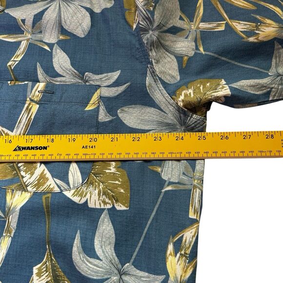 Joe Marlin Cotton Blend Hawaiian‎ Floral Button Down Shirt Size XL - Picture 5 of 6